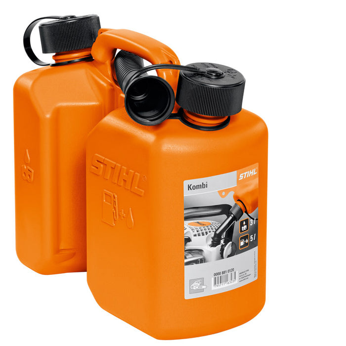Combination Canister Orange 3L Fuel & 1.50L Oil