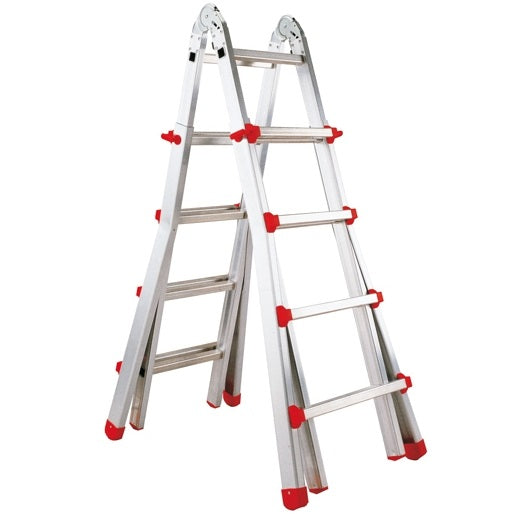 Profi Auto 6+6 Aluminum Telescopic Ladder