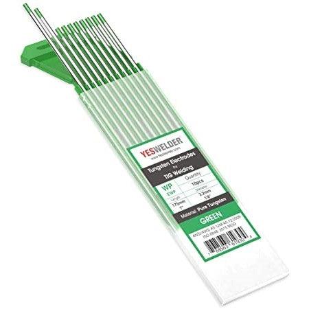 Wp 1.6X175 Mm Green Pure Tungsten Electrode