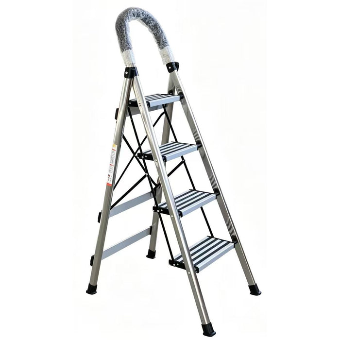 PLSSL-104C: 4 Steps Steel House Ladder/ Anti-slip