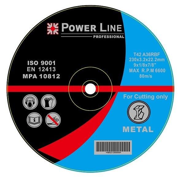 Cutting Disk for Metal 230x3.2x22.2mm