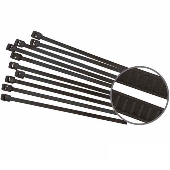 Black Cable Tie 7.6x450mm (50pcs)