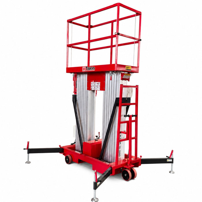 PLDMP-10-250D: Double Mast Aerial Platform, 10m, 250Kg