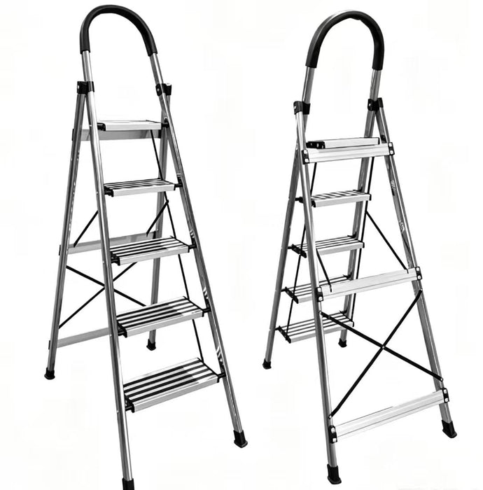PLSSL-105C: 5 Steps Steel House Ladder/ Anti-slip
