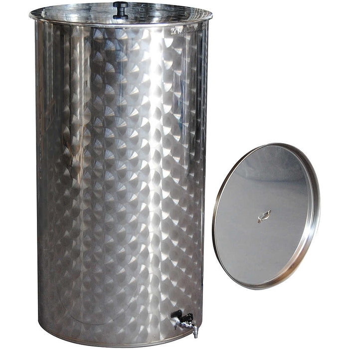 200LT Stainless Steel Welded Barrels W/Spigot 1/2"