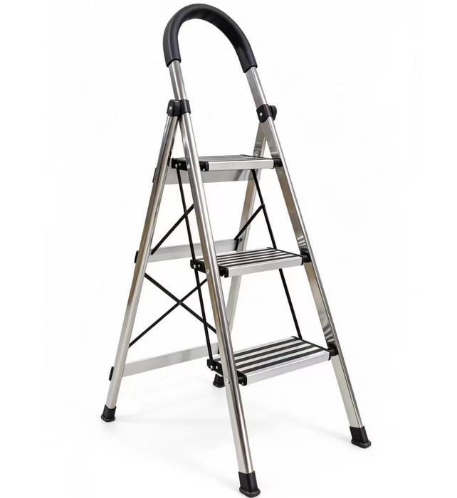 PLSSL-103C: 3 Steps Steel House Ladder/ Anti-slip