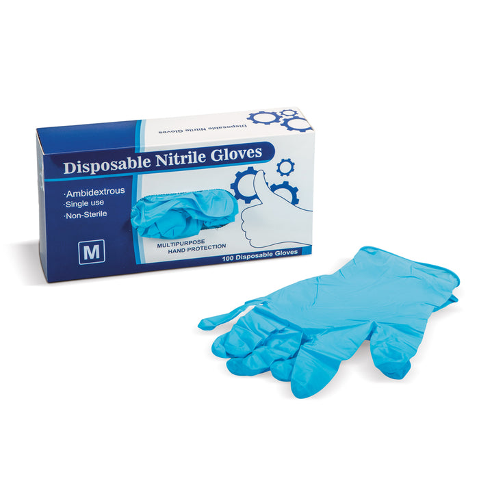 Gloves Disposable High Risk Blue L