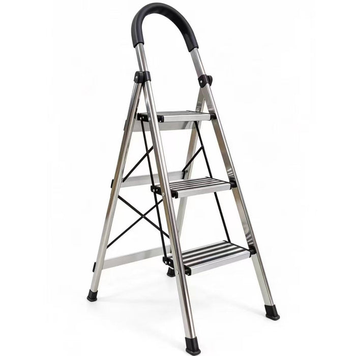 PLSSL-103C: 3 Steps Steel House Ladder/ Anti-slip