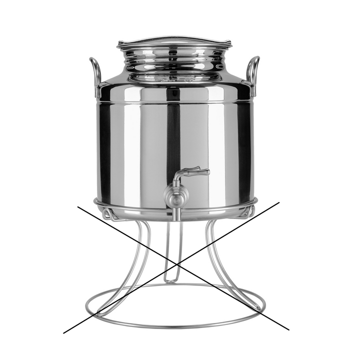 3LT Stainless Steel Container with Spigot & Stand