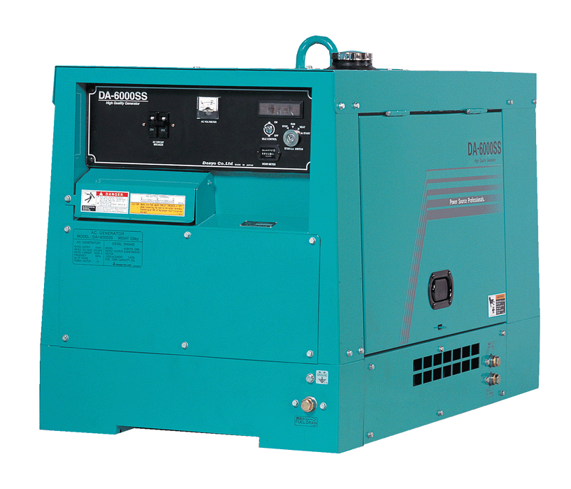 DA-6000SS Denyo Silent Diesel Generator, 6.5KVA