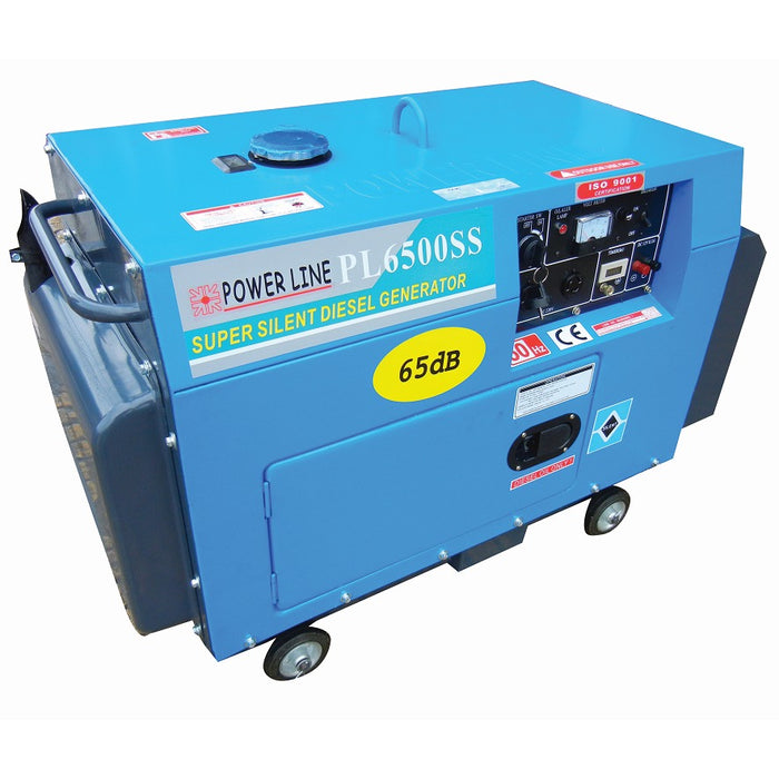 PL7500SS: Blue Super Silent Diesel Generator 5.5KW