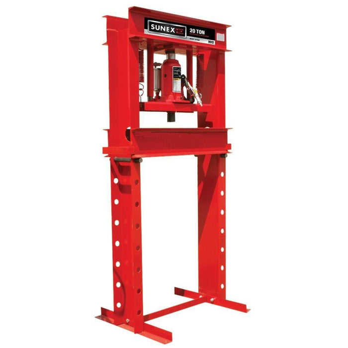 PLHSP-T350202: Hydraulic Shop Press 20Ton w Gauge